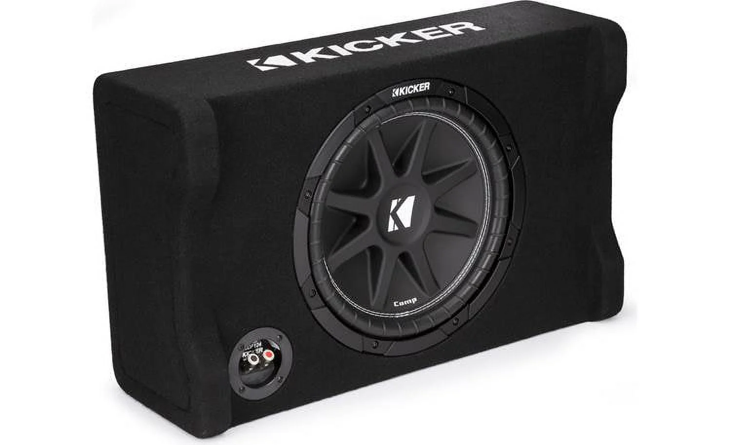 New Kicker 48CDF124 Comp 12 Down-Firing Loaded Subwoofer Enclosure