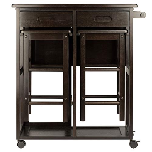 Winsome Suzanne Space Saver Set, for Kitchen, 33", Coffee