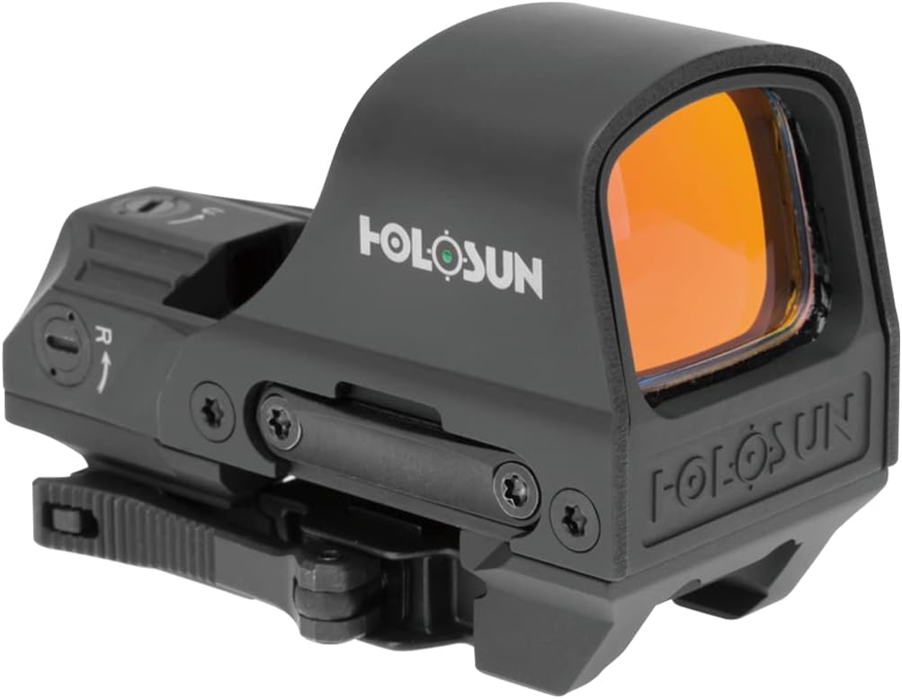 HOLOSUN - HE510C-GR Open Reflex Optical Sight with Super Green LED (2 MOA Dot, 65 MOA Circle) title