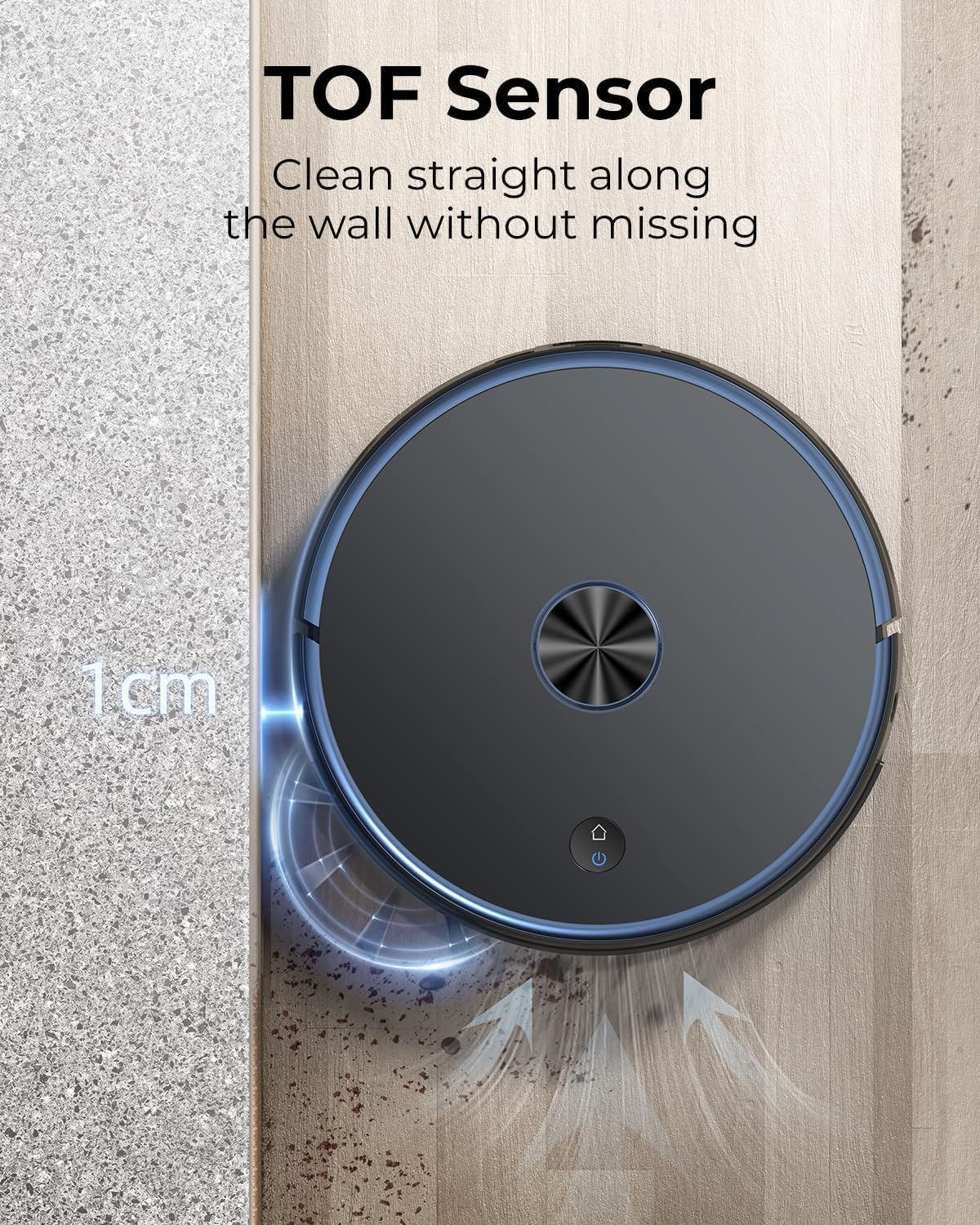 Laresar Robot Vacuum and Mop Combo, 3 in 1 Robotic Vacuum with 3.5L Self Emptying Station, Equipped with Lidar Navigation,Smart App Control