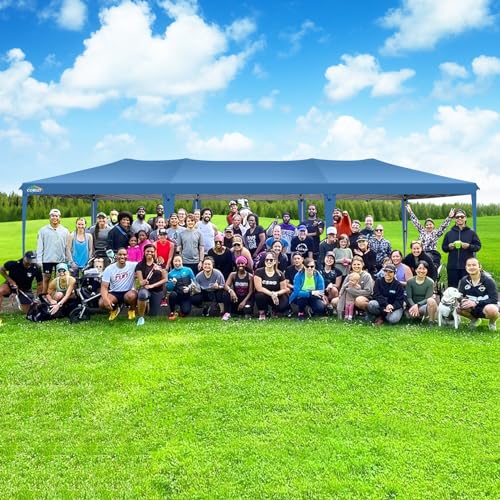 COBIZI 10x10 Pop up Canopy Tent Protable Canopy Tent with 4 Sidewalls Waterproof Commercial Instant Shelter for Parties, Wedding
