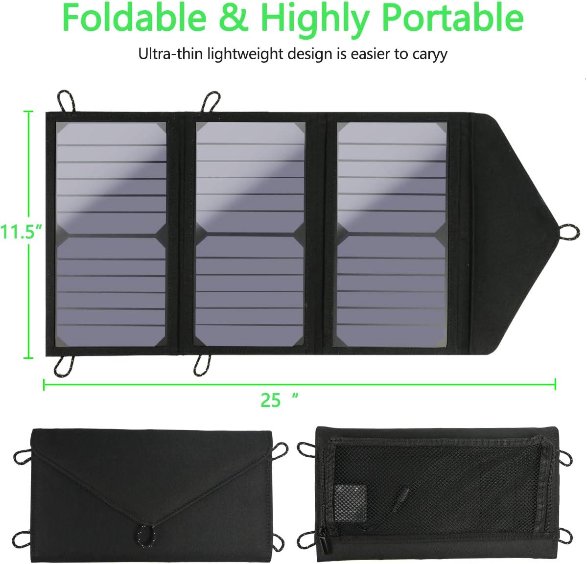 25W Solar Panel Charger