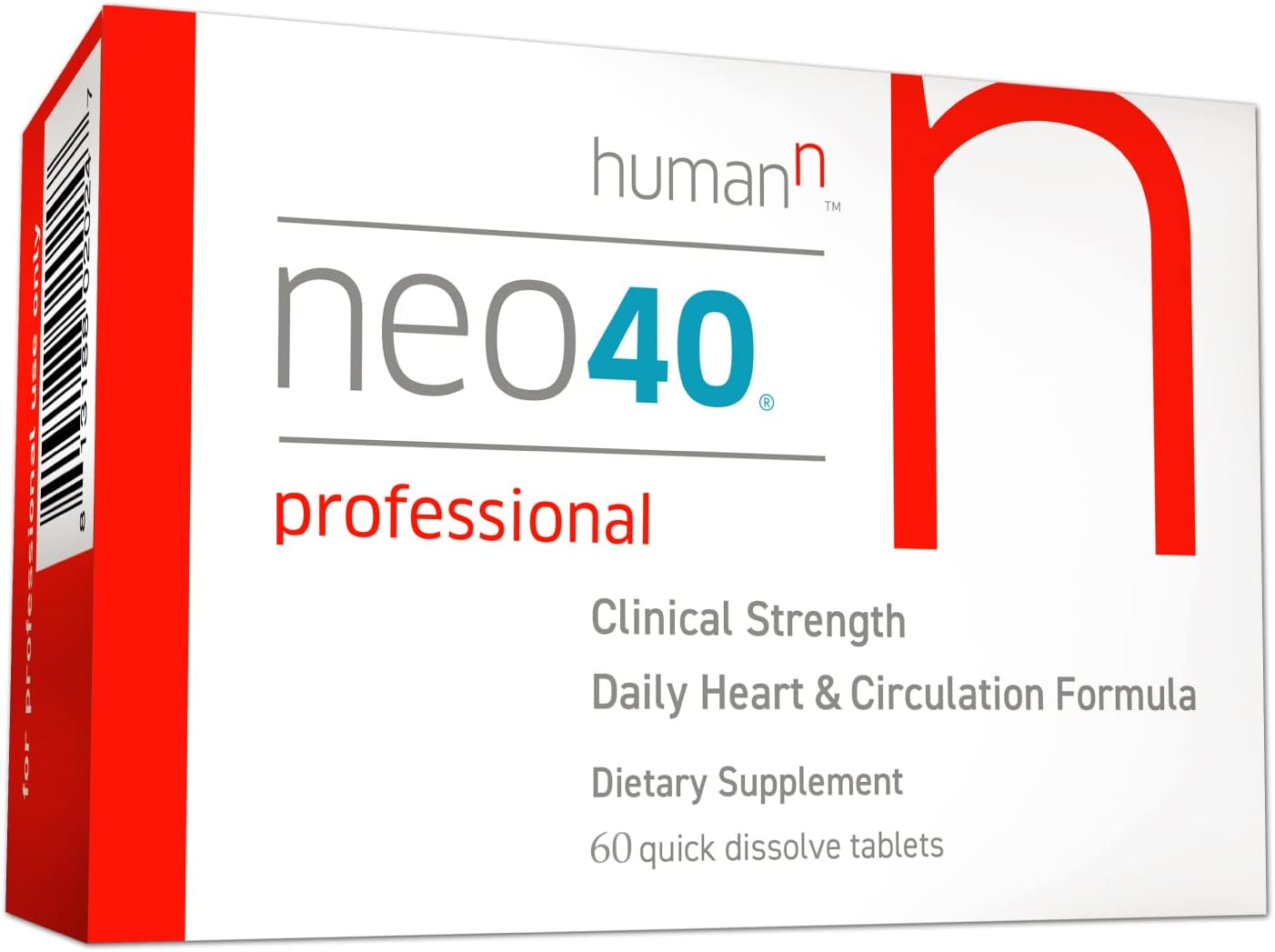 Neo40 Professional - Nitric Oxide Booster with Methylfolate - Natural Blood Pressure Supplement - May Help Support Healthy Blood Pressure