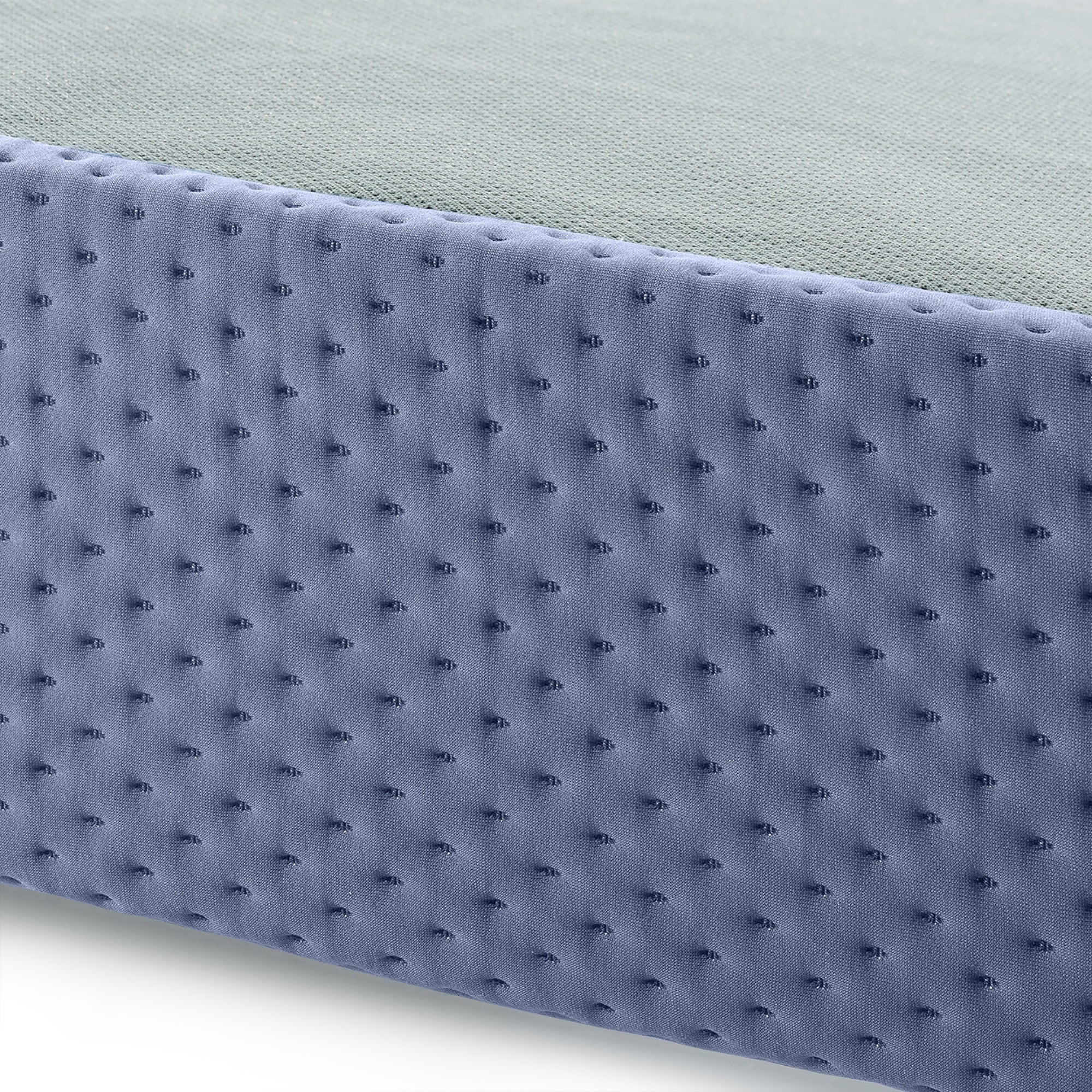 Mellow 9 Box Spring, Heavy Duty Steel, Easy Assembly, Navy, Queen