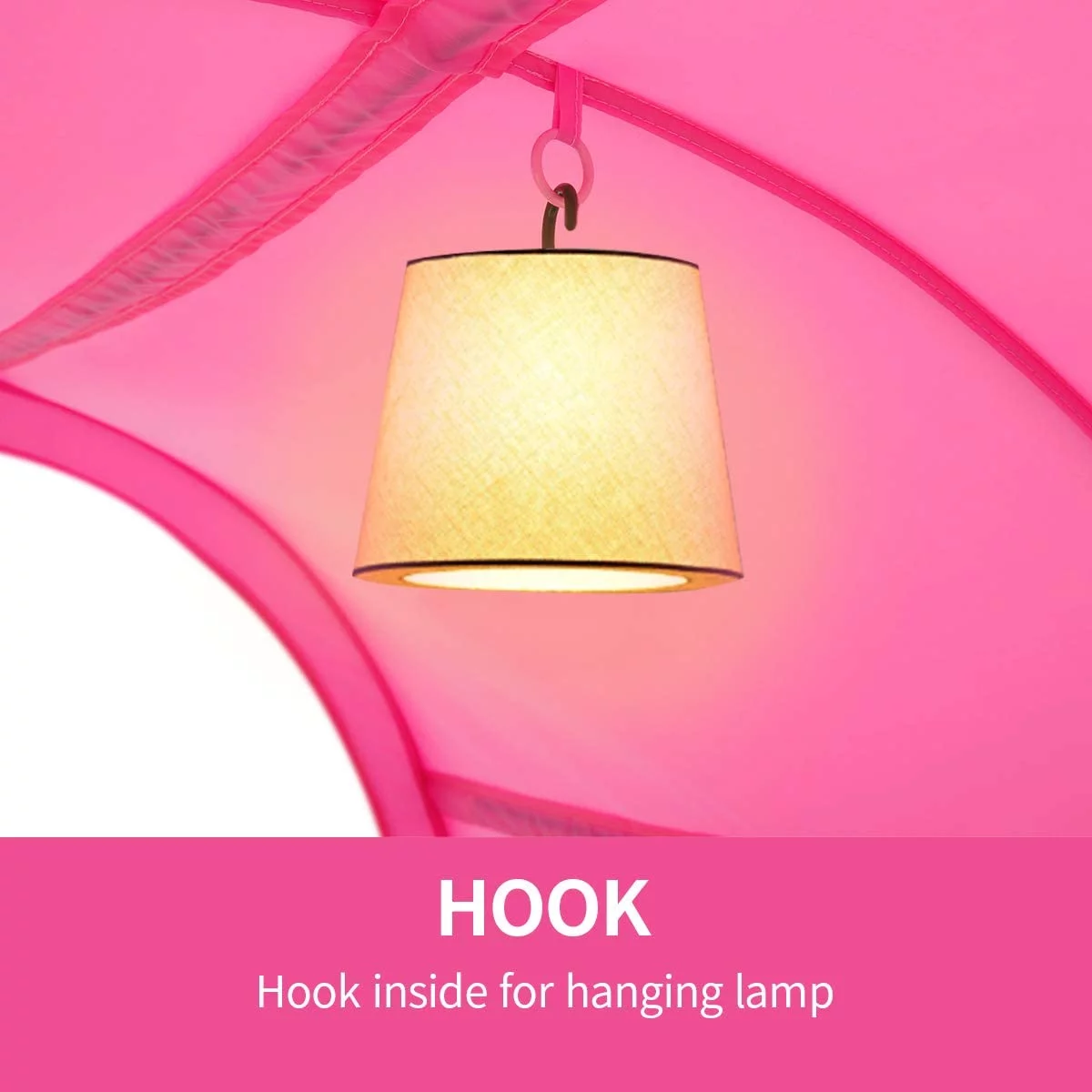 Pink Bed Tent, by Alvantor, Lightweight