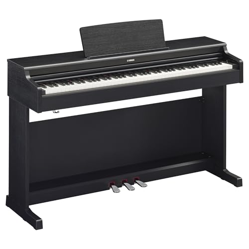 Yamaha Arius, 88-Key Weighted Action Digital Beginner and Intermediate Players, Dynamic Response, Grand Piano Sound, 3-Pedal Unit, Upright Design