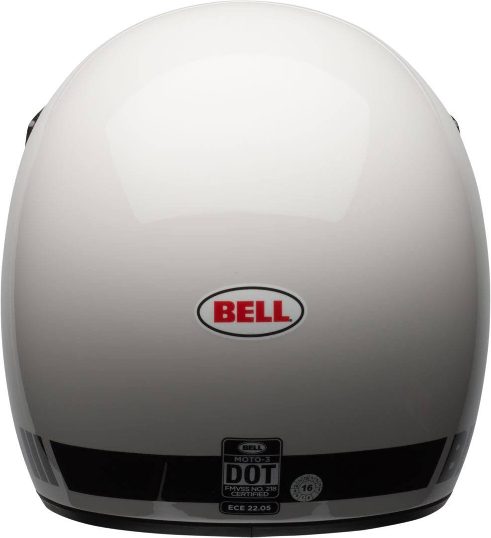 Bell Moto-3 Classic Motocross Helmet, White, Size M