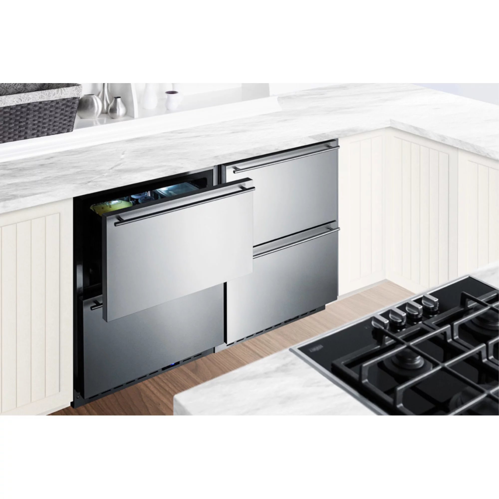24" Wide Built-In 2-Drawer All-Refrigerator