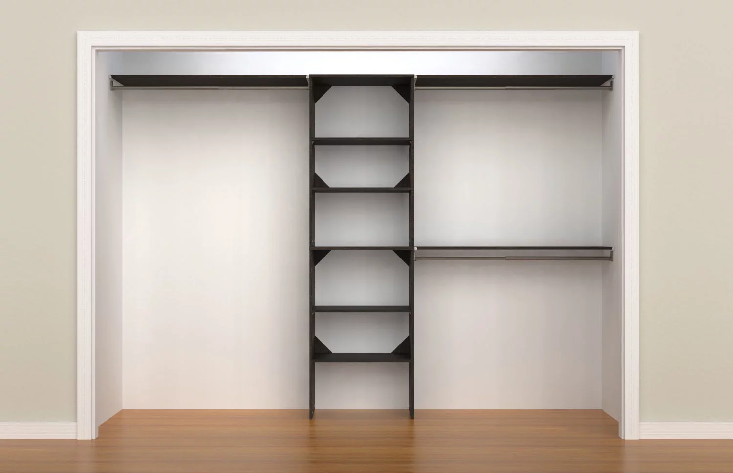 Closetmaid Ss25-Cos Suitesymphony 7 To 10 Foot Wide Closet System Kit - Grey