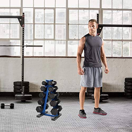 Cap Barbell 150-Pound Dumbbell Set with Rack, Multiple Options