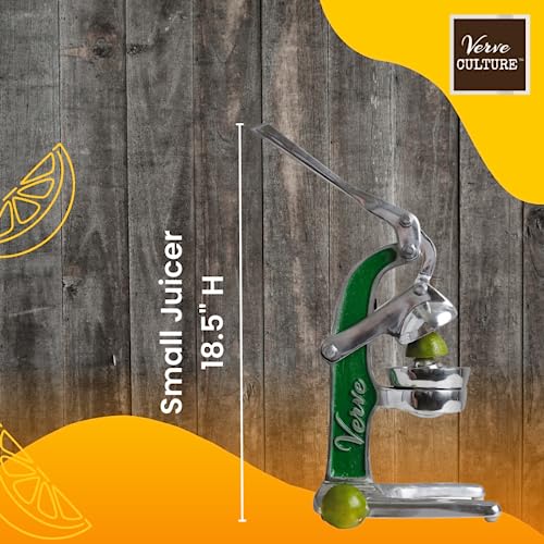 Artisan Crafted Cast Aluminum Professional Grade Manual Hand Press Juicer For Fresh Squeezed Orange, Lemon, Lime