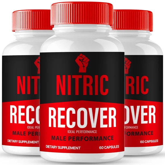 Nitric Recover Capsules, Official NitricRecover Supplement Capsules for Men - Maximum Strength Support Performance, Endurance and Overall Health
