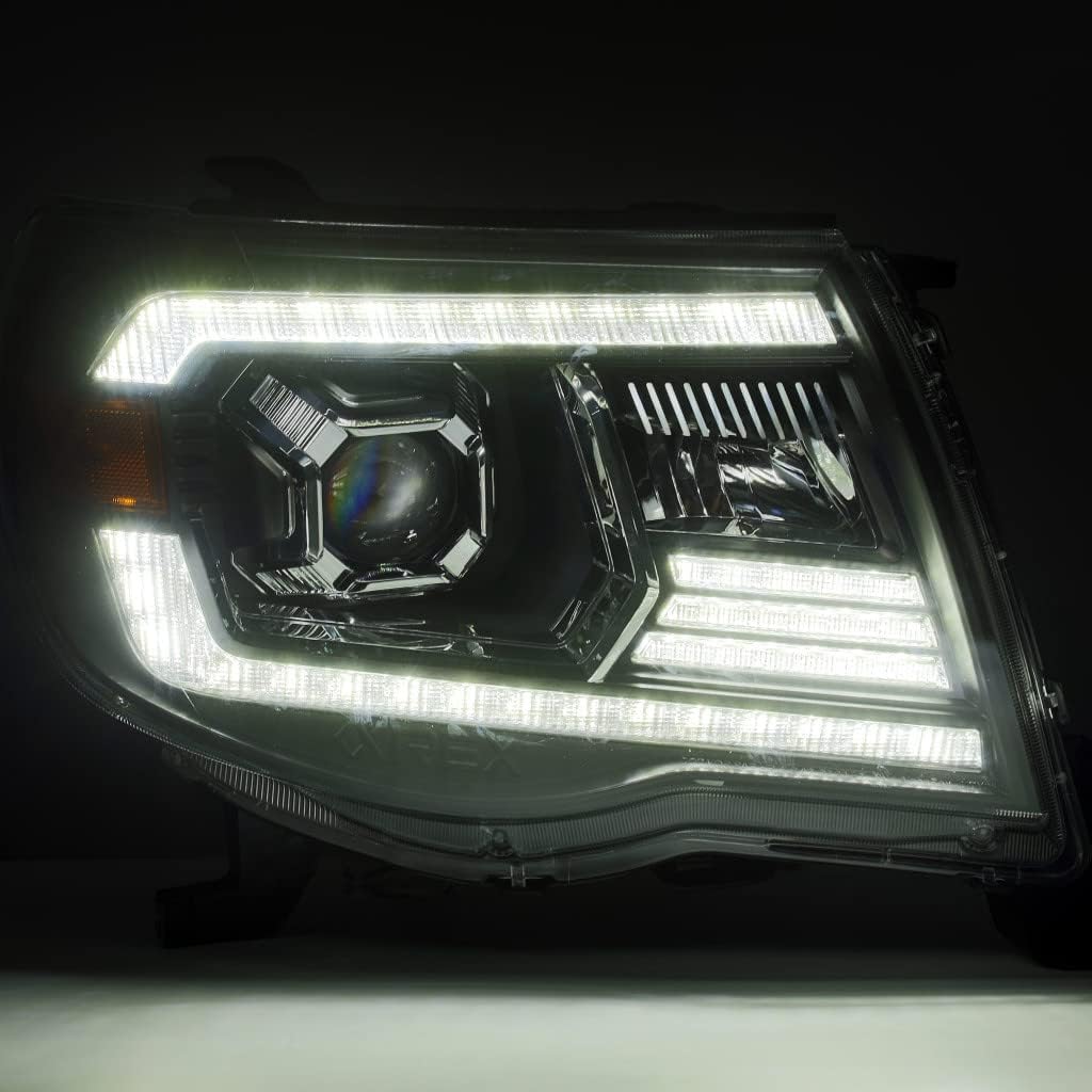 AlphaRex For Toyota Tacoma 2005-2011 Projector Headlight PRO-Series Alpha Black | 880736