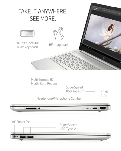 HP 15.6 Touchscreen Business Laptop, 15.6" FHD Touch Display, Intel 13th Gen i7-1355U, 32 GB DDR4 RAM, 1 TB SSD, Iris Xe Graphics, Fast Charge