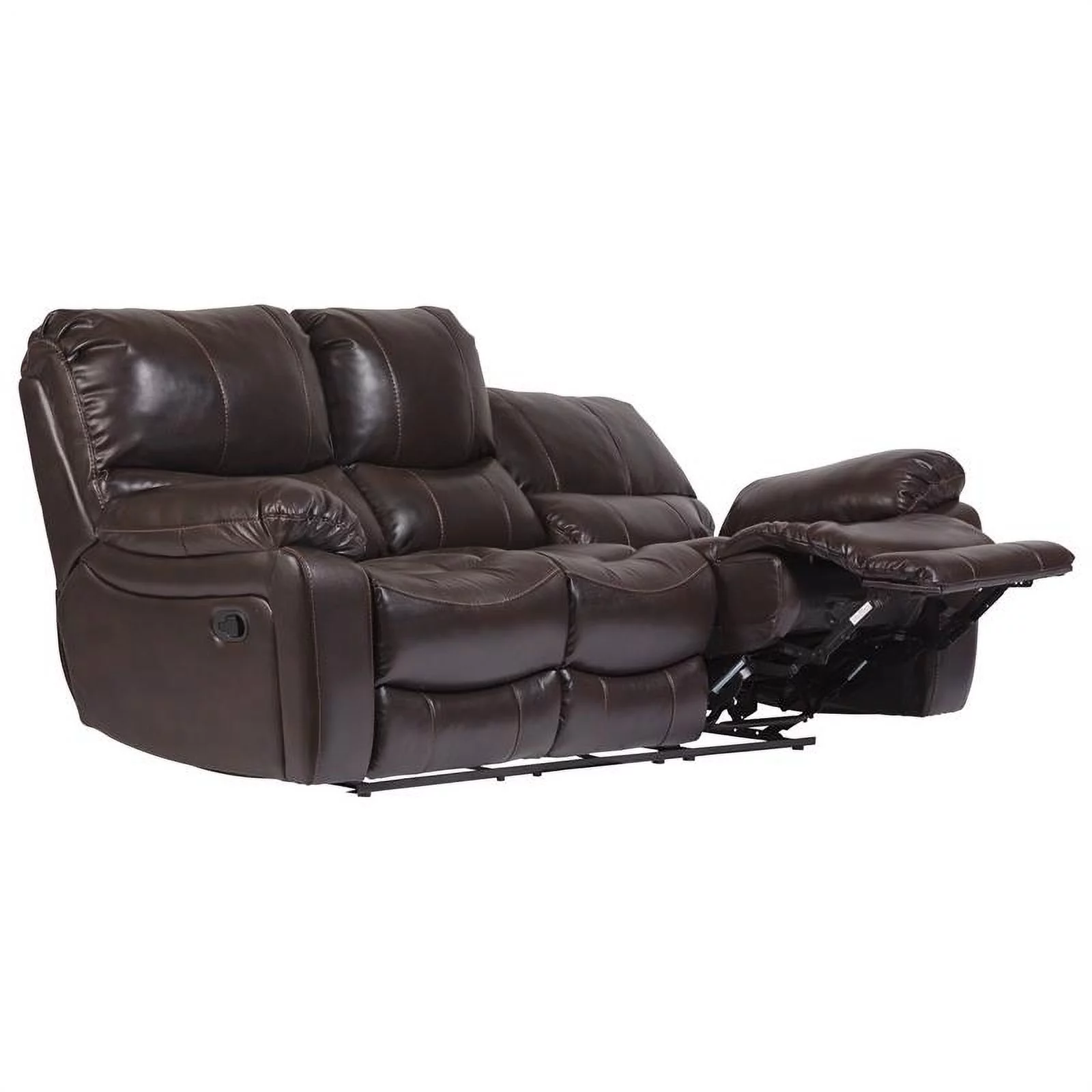 Corvallis Leather-Look Reclining Sofa