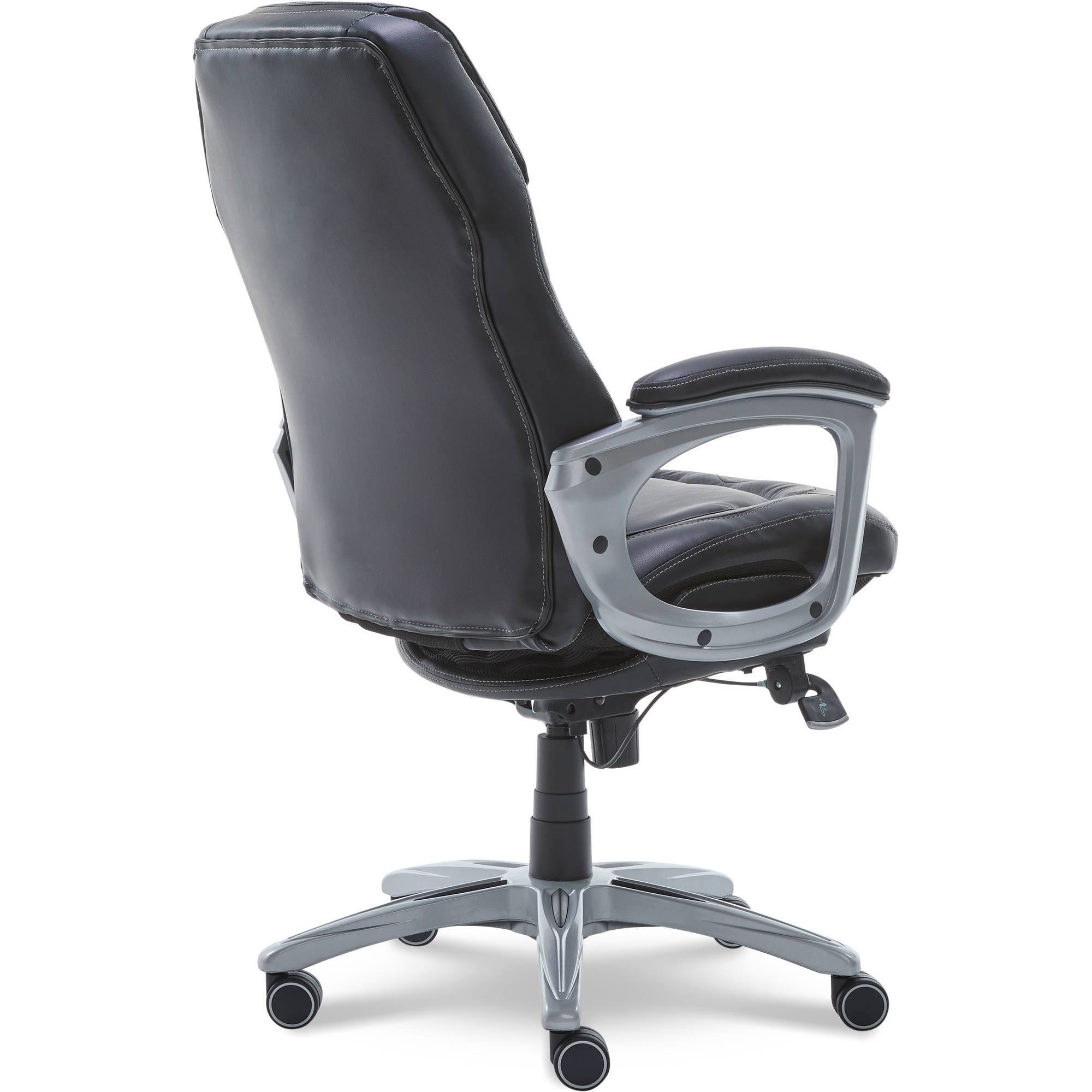 Serta Back in Motion Bonded Leather Health and Wellness Executive Office Chair (Black)