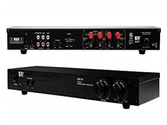 OSD Audio XMP100 75W 2 Channel Class D Stereo Amplifier with Automatic Source Switching