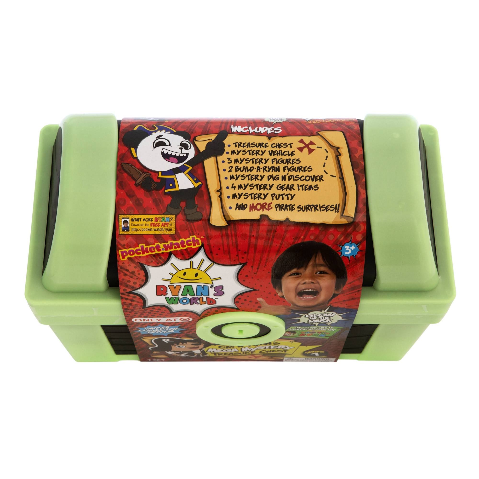 Ryan&s World Cap&rsquo;n Ryan&rsquo;s Glow-In-The-Dark Mega Mystery Treasure Chest