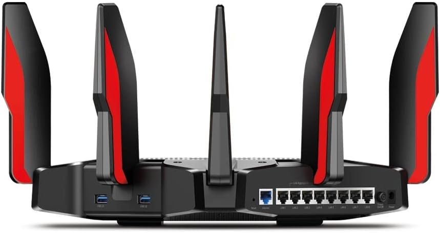 TP-Link AC5400 Tri Band WiFi Gaming Router(Archer C5400X) – MU-MIMO Wireless Router, 1.8GHz Quad-Core 64-bit CPU, Game First Priority