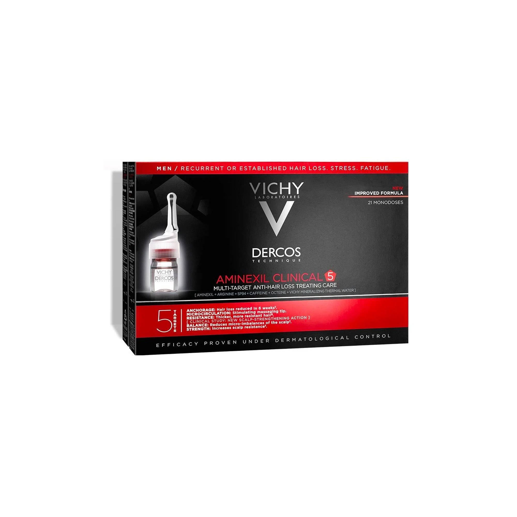 Vichy Dercos Aminexil Clinical 5 Men 21 Monodoses