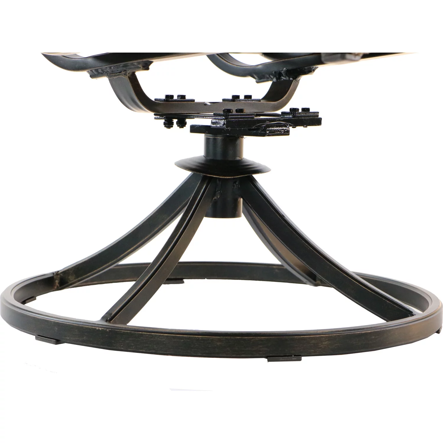 Hanover Fontana 9-Piece Aluminum Outdoor Dining Set, 42" x 84" Cast-Top Table
