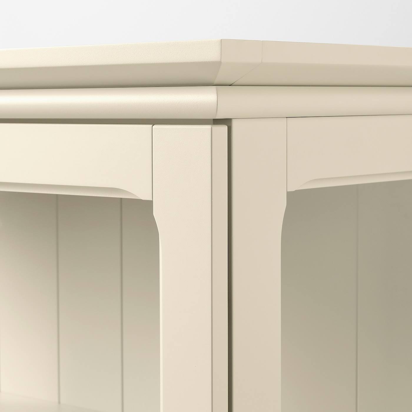 IKEA - LOMMARP Cabinet with Glass Doors, Light Beige, 33 7/8x78 3/8