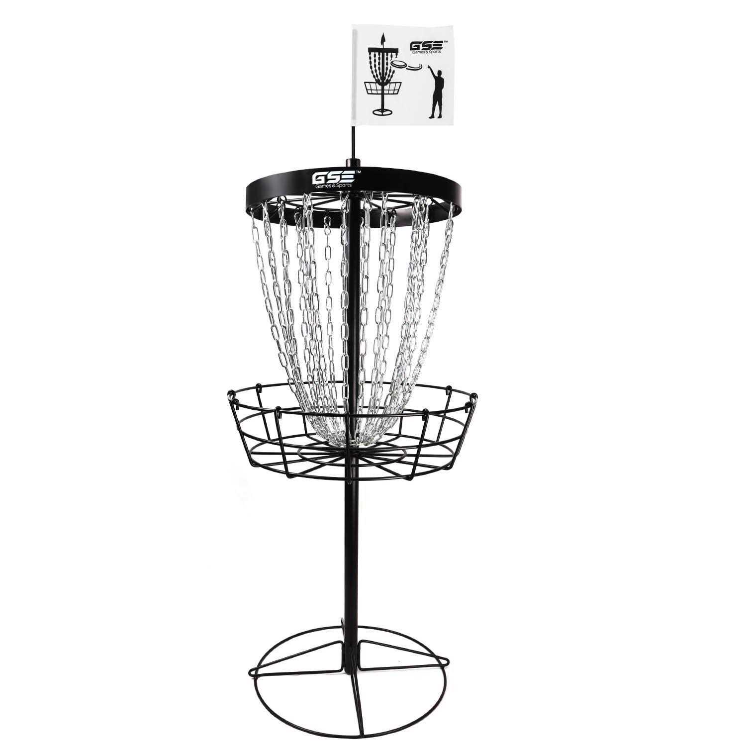 GSE Games &amp; Sports Expert GSE Professional Portable 24-Chain Disc Golf Targets Basket - Sports Supplies Online Store