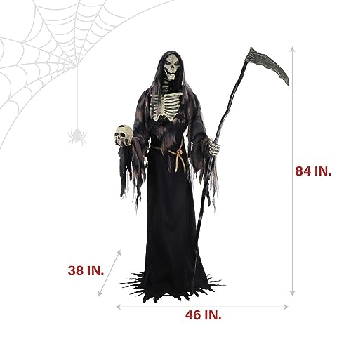 Haunted Hill Farm Motion-Activated 7.5-Ft. Tall Smoldering Ghoul
