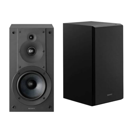 Sony STRDH590 5.2-Channel Home Theater AV Receiver with SS-CS5M2 Bookshelf Speakers (Pair) and Accessories Bundle (5 Items)