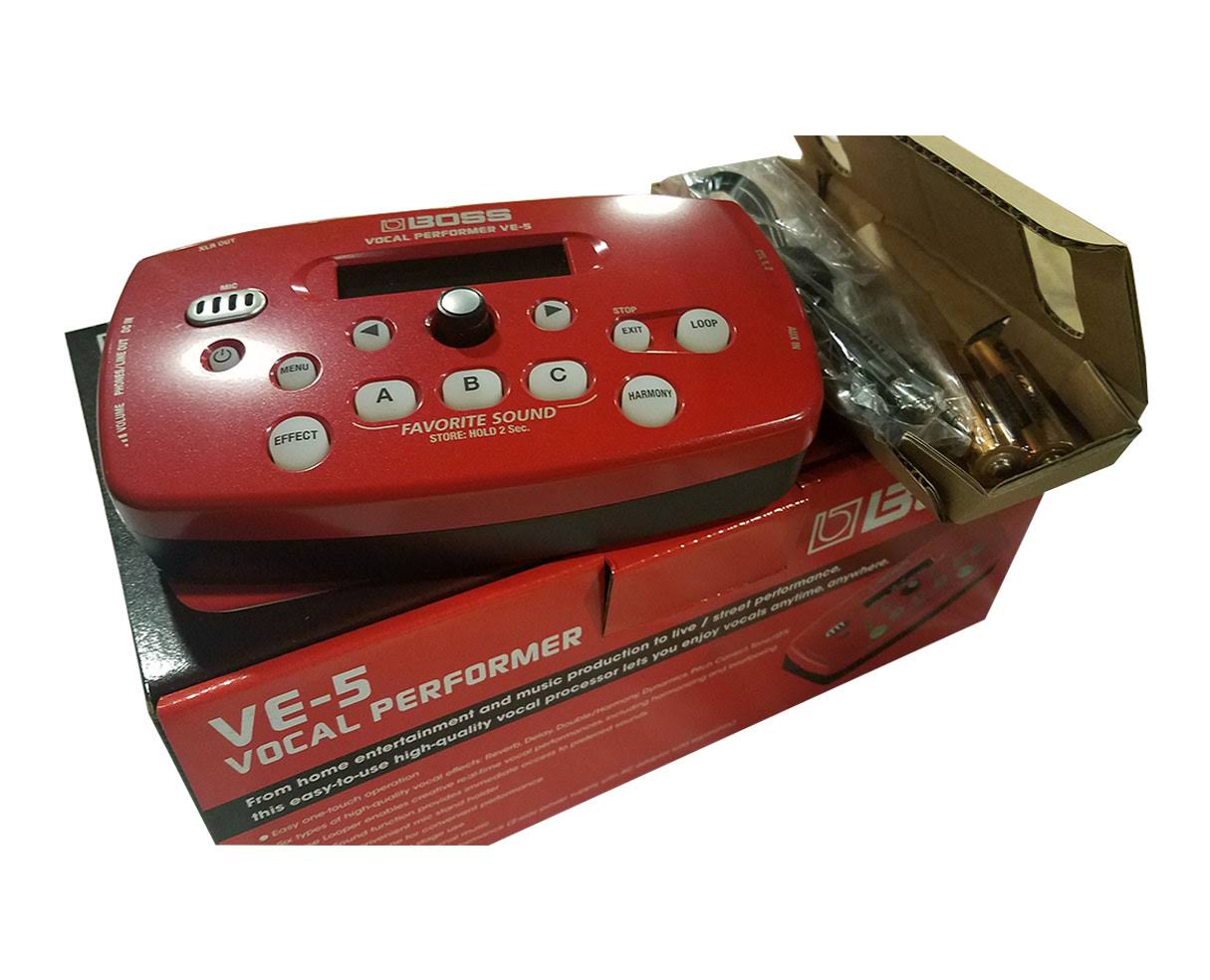 Boss VE-5 Vocal Performer - Red Processor