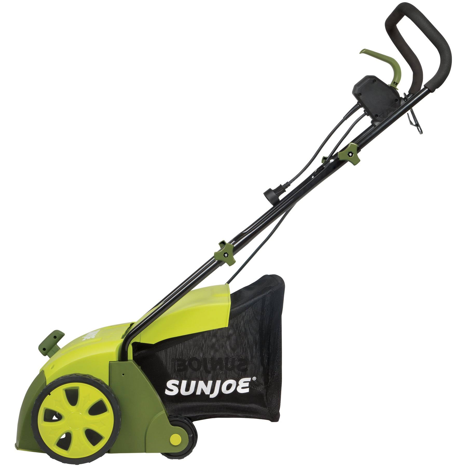 Sun Joe AJ801E Electric Lawn Dethatcher with Collection Bag, 12A, 13x22