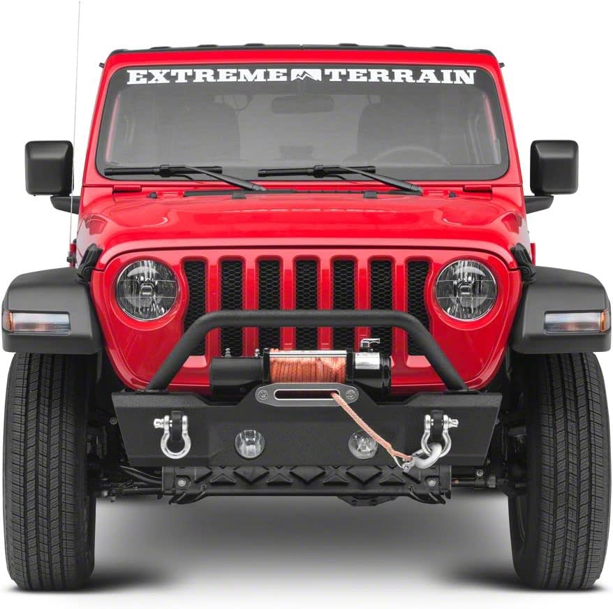 Zotoyi Redrock Attack Stubby Winch Front Bumper Compatible with 18-22 Jeep Wrangler JL