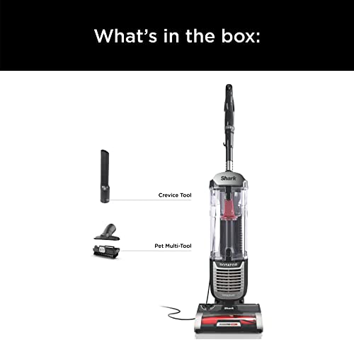 Shark NV752 Rotator Powered Lift-Away TruePet Upright Vacuum with HEPA Filter, Large Dust Cup Capacity, LED Headlights, Upholstery Tool