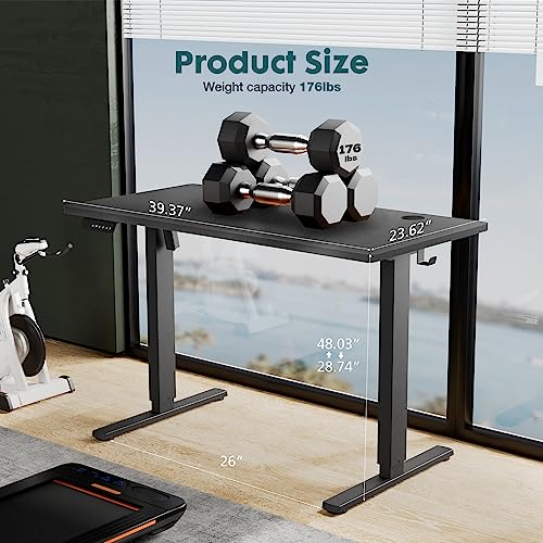 Standing Desk, Adjustable Height Electric Sit Stand Up Down Computer Table
