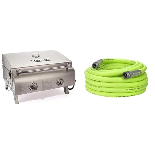 Cuisinart CGG-306 Chef's Style Portable Propane Tabletop, Professional Gas Grill