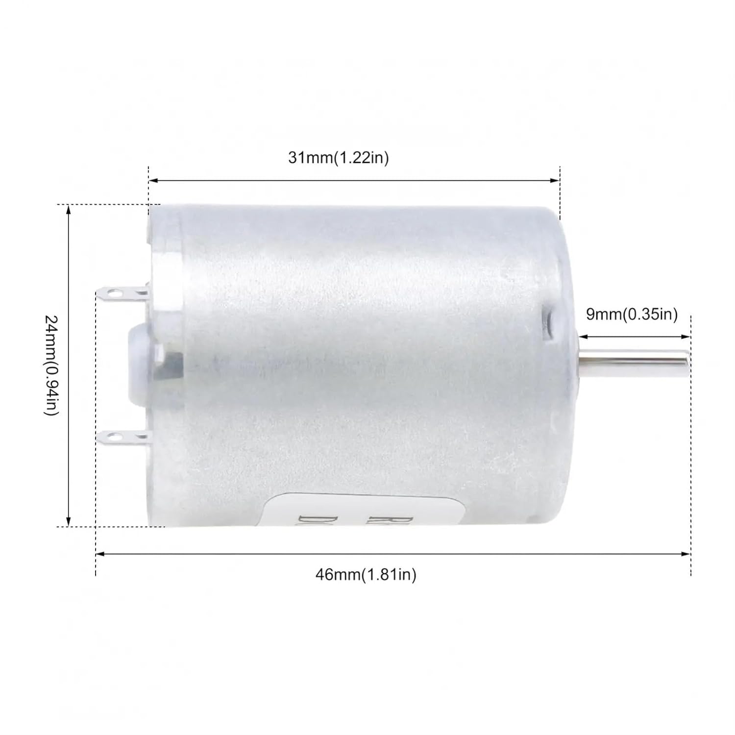 RF370 DC Motor 12V 5600RPM Mute Low Speed Small Micro Motor for Household Electric Appliances - Smart Home Appliances