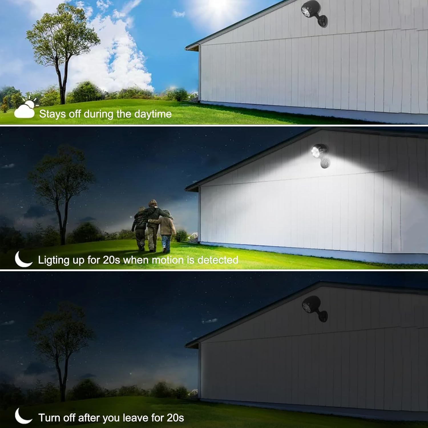 Led Motion Sensor Light Battery Operated