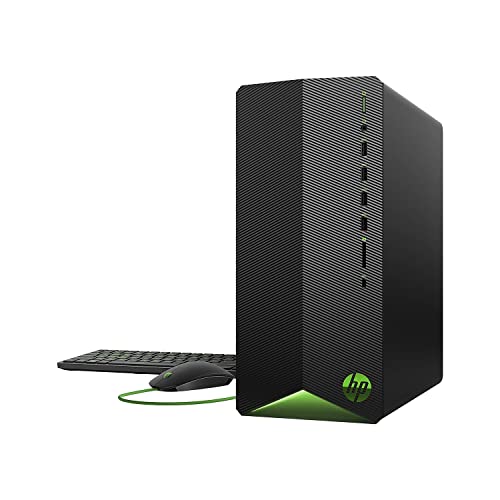 HP Pavilion Gaming Desktop PC - AMD 6-Core Ryzen 5 5600G Processor, AMD Radeon RX5500, 8GB RAM, 256GB PCIe NVMe SSD, Win 10 Home