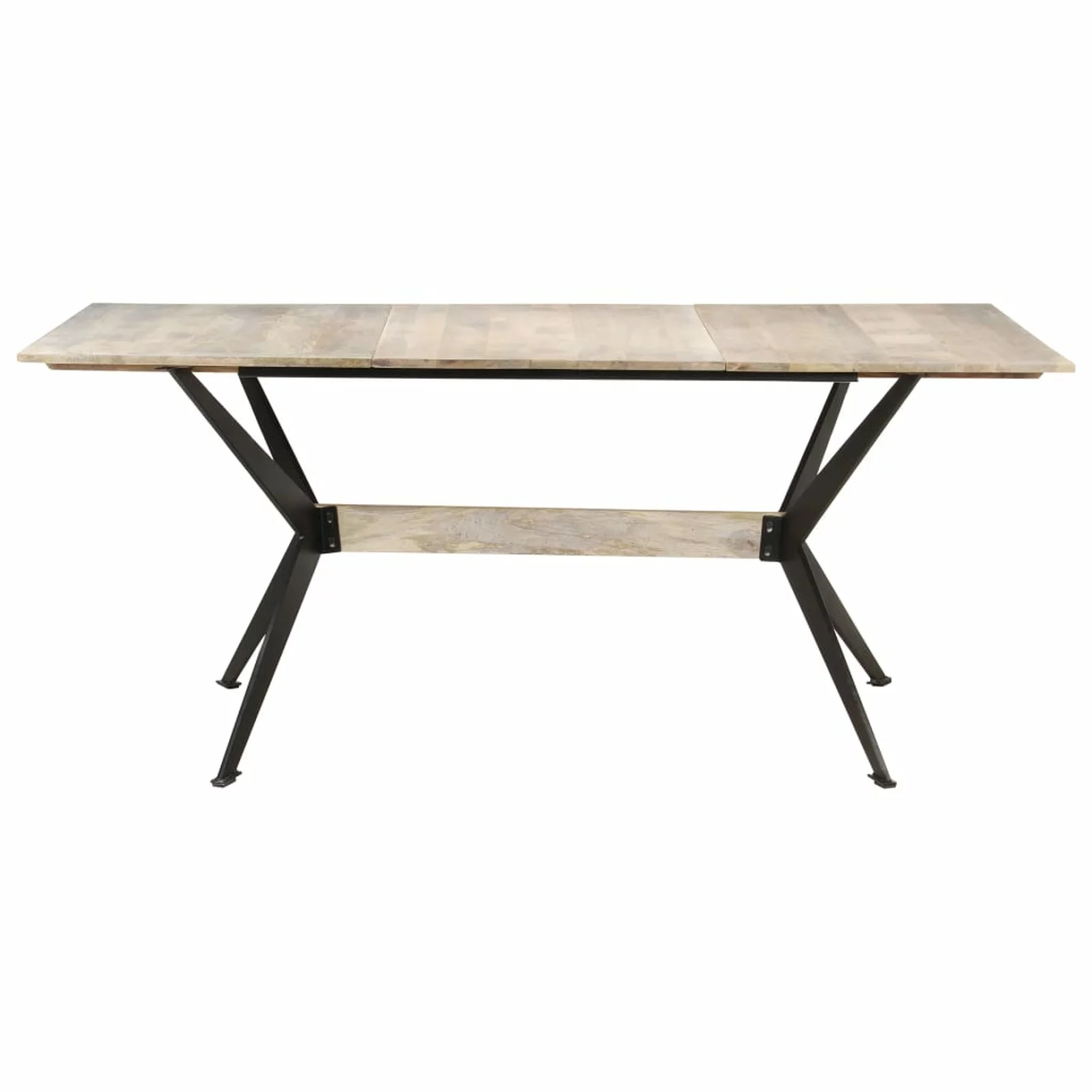 Aibecy Dining Table 70.9"x35.4"x29.9" Solid Mango Wood