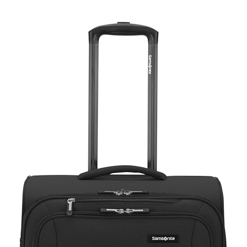 Samsonite Saire LTE Softside Expandable Luggage with Spinners | Black | 3PC (CO/MED/LG)