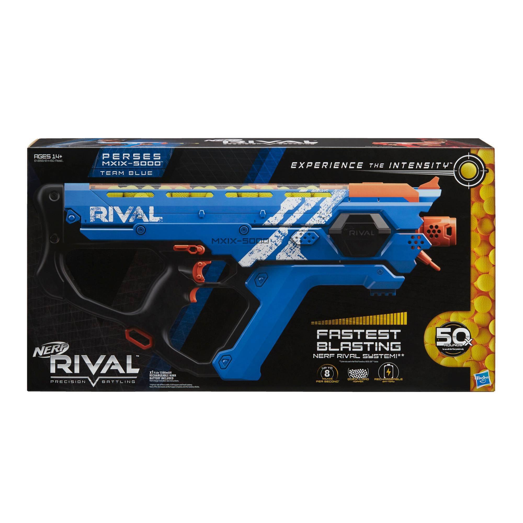 Nerf Rival Perses Mxix-5000 Motorized Blue Blaster