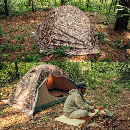 GEERTOP Ultralight 2 Person Backpacking Tent 4 Season Waterproof Camping Tent Double Layer Cold Weather Easy Set Up Tents for Family Camp, Hiking