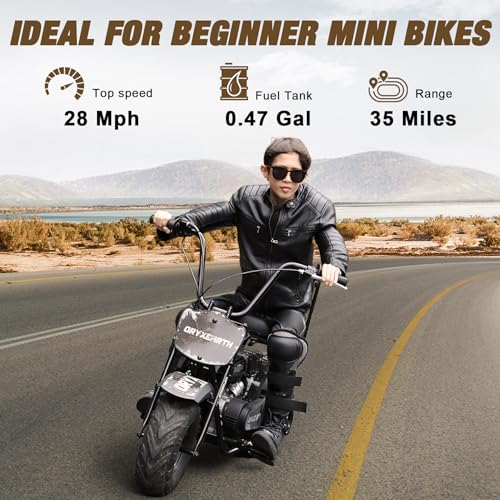 Oryxearth Mini Dirt Bike for Kids, 99CC 4-Stroke Kid Gas Powered Off-Road Pocket Pit Trail Motorcycle W/EPA Approved - Radiant Selections