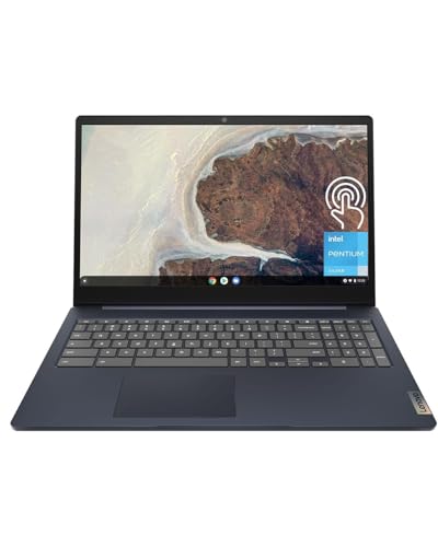 Lenovo Ideapad 3i Chromebook Laptop, 15.6 Inch FHD IPS Touchscreen Display, Intel Pentium Quad-Core Processor, 4GB RAM