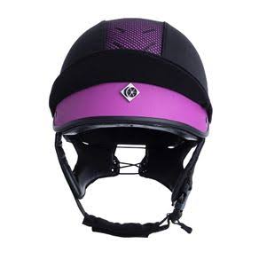 Charles Owen MS1 Pro Jockey Skull Helmet - Raspberry