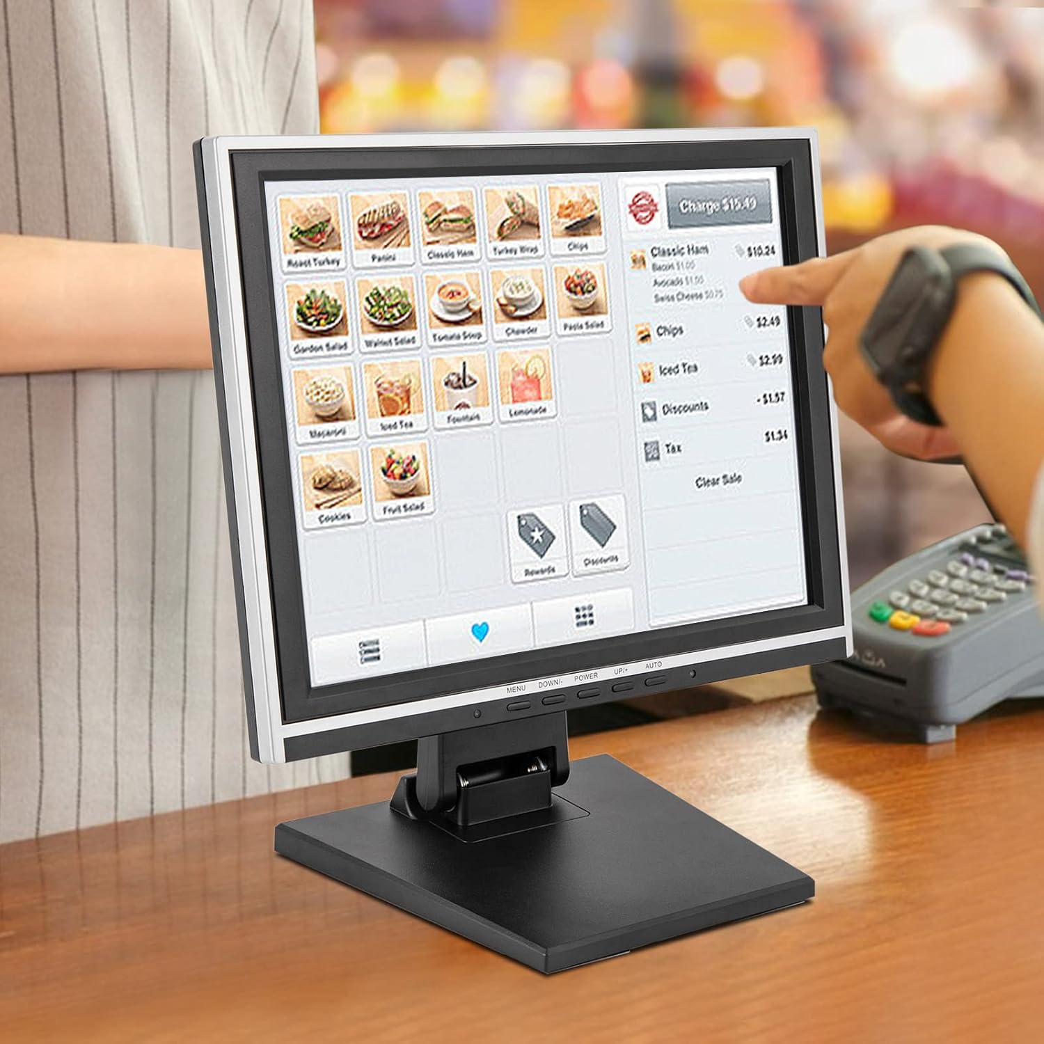 15" LCD Touch Screen Monitor