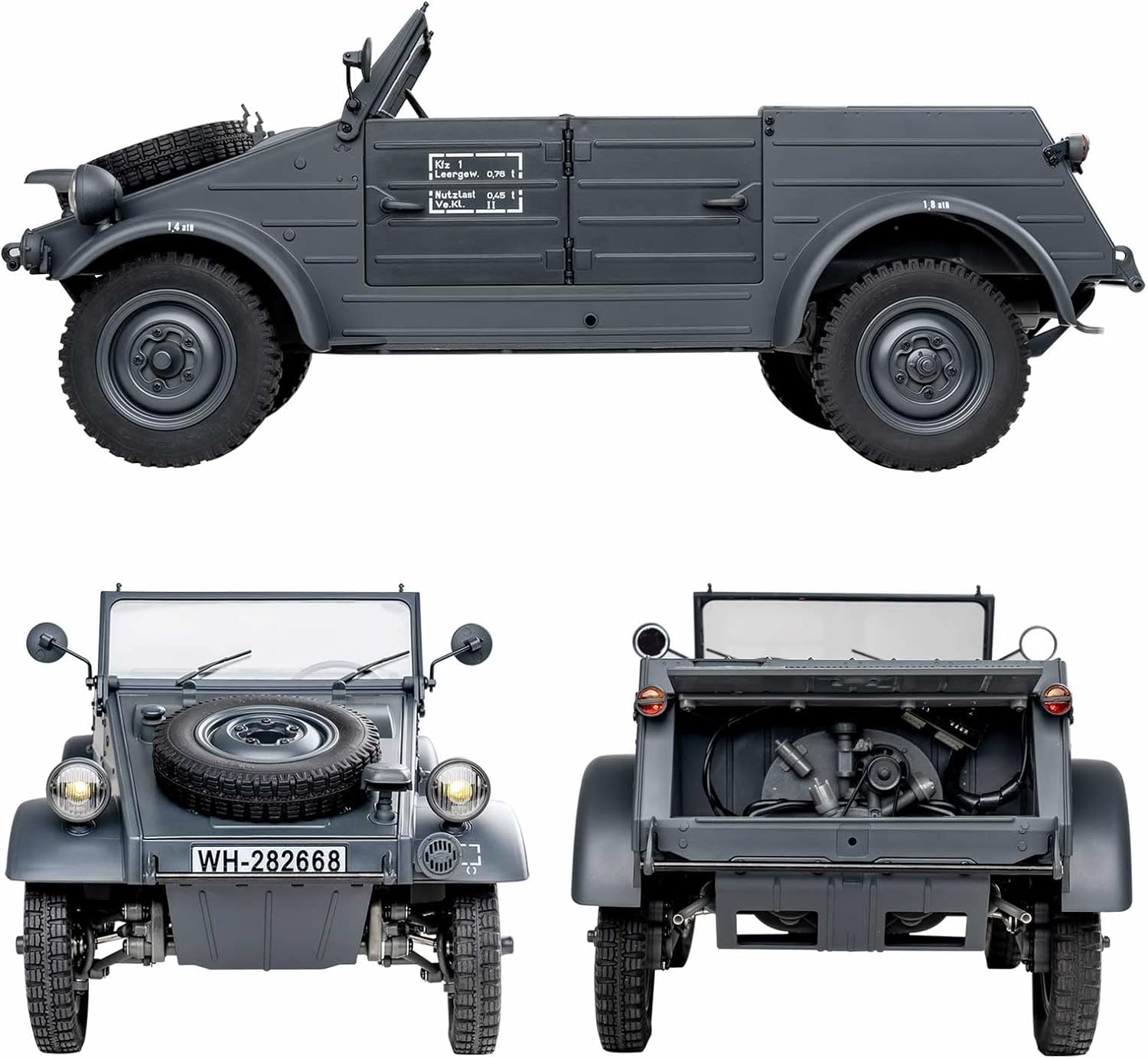 RocHobby RC Crawler 1/12 Kubelwagen Type 82 Model Car RC Rock Crawler RC Hobby Grade RC RTR Hobby RC Crawler RC Cars Remote Control Car with LED