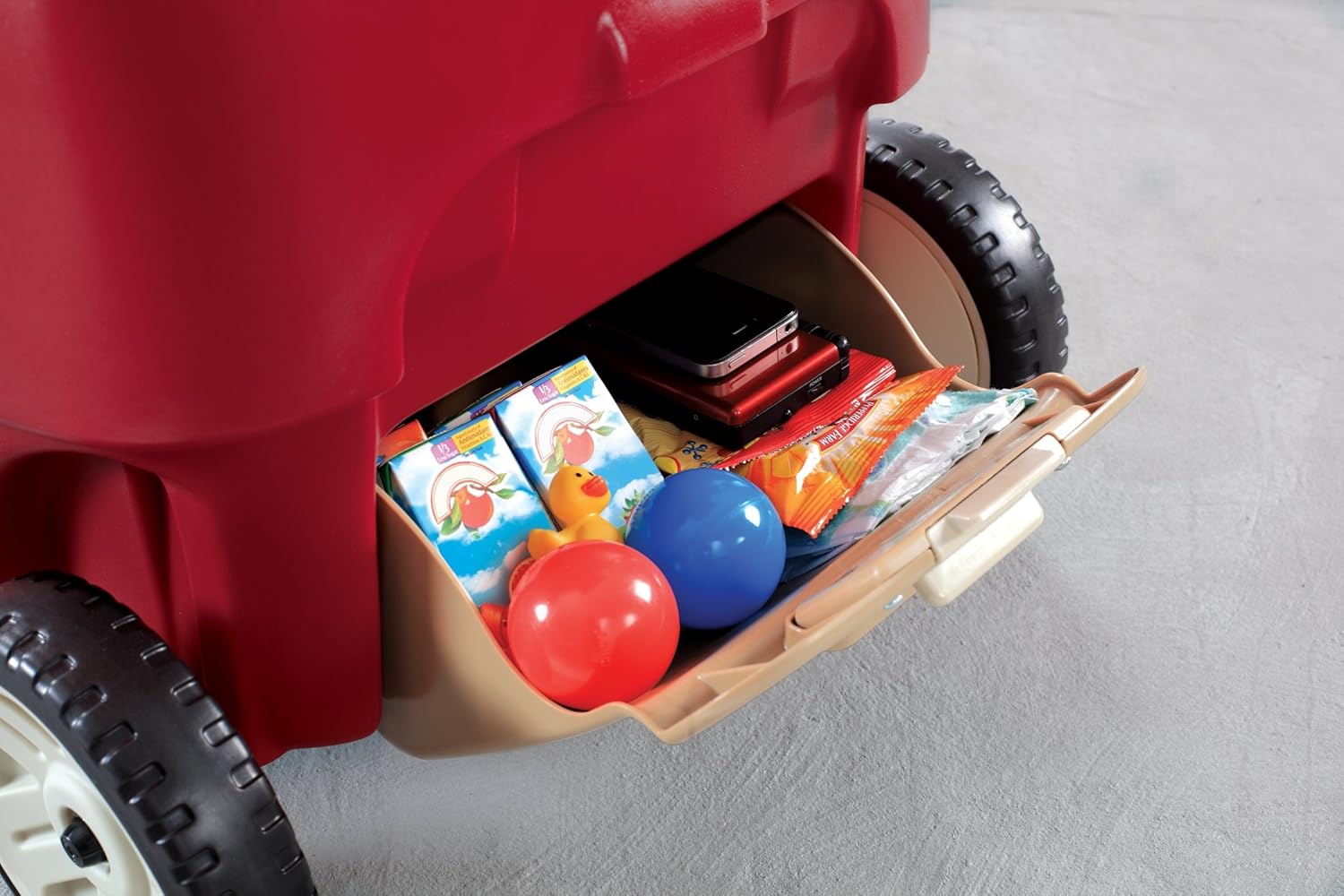 Step2 All Around Wagon For Kids – Comfortable, Durable Wagon with Whisper Wheels, Contoured Seats, Seat Belts, Cup and Snack Holders