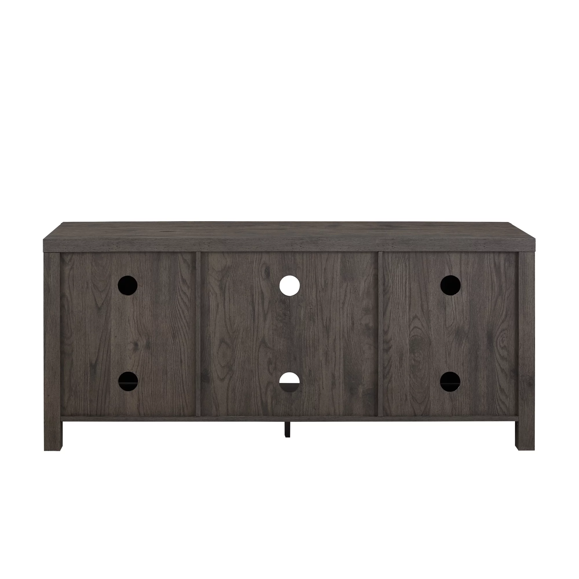 Walker Edison Modern Farmhouse Barn Door TV Stand for TVs up to 65, Grey Wash