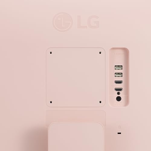 LG 27SR50F-W Smart Monitor 27-Inch FHD (1920x1080) IPS Display, webOS 23, HDR 10, x2 Built-in Speakers, AirPlay 2, Screen Share, Bluetooth, ThinQ App